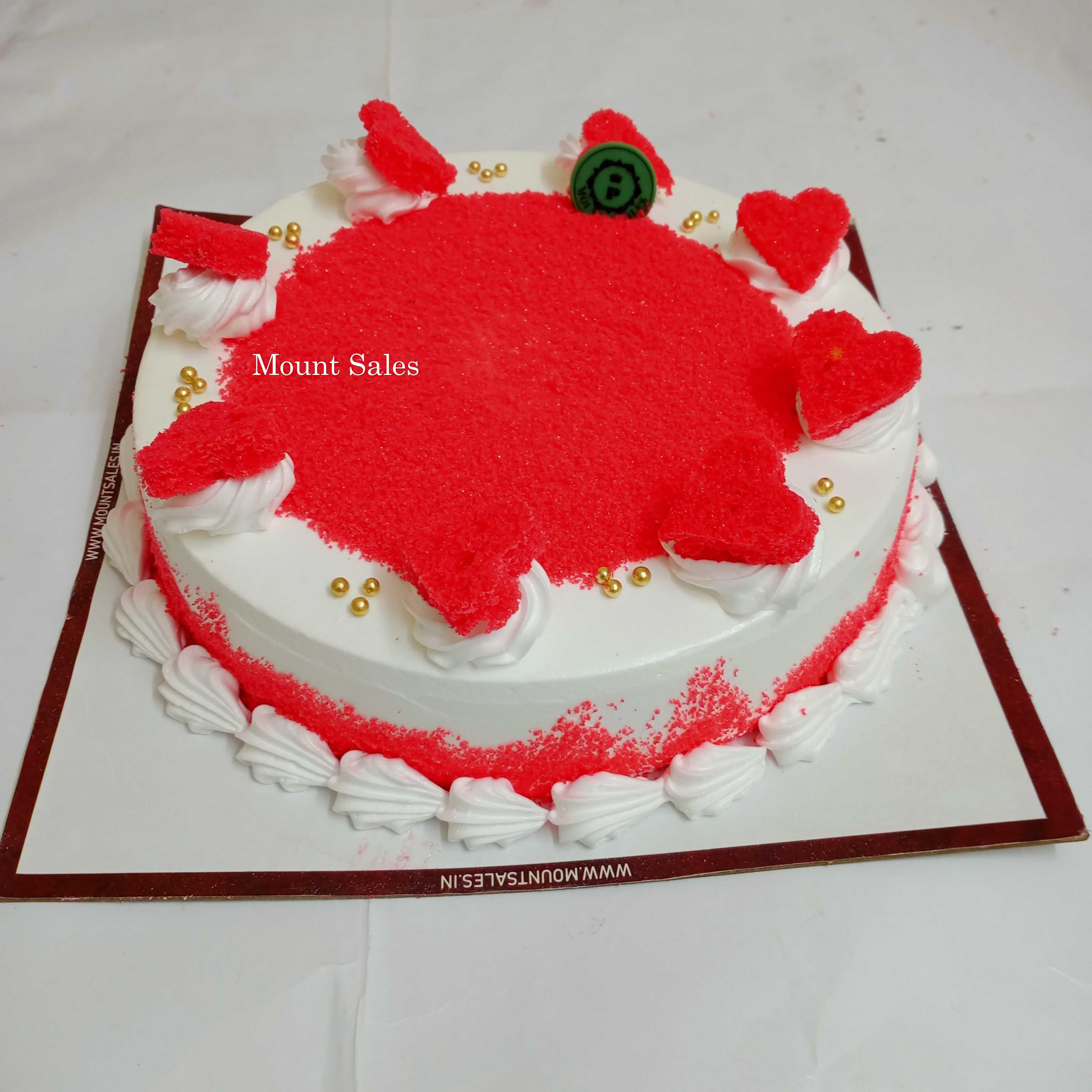 Premium RED N White Velvet Cake